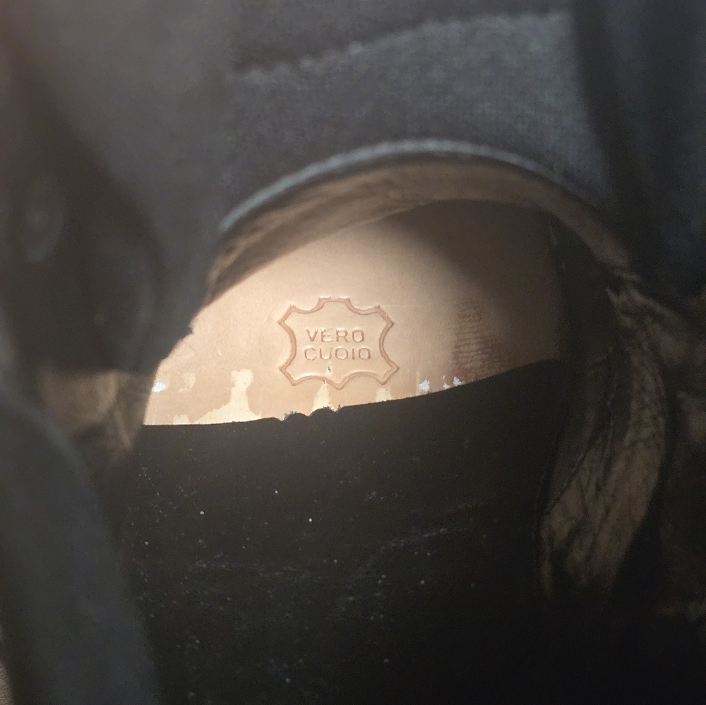 Vintage Prada Leather Lug Sole Combat Boots Size 39 Made in Italy - Picture 16 of 16